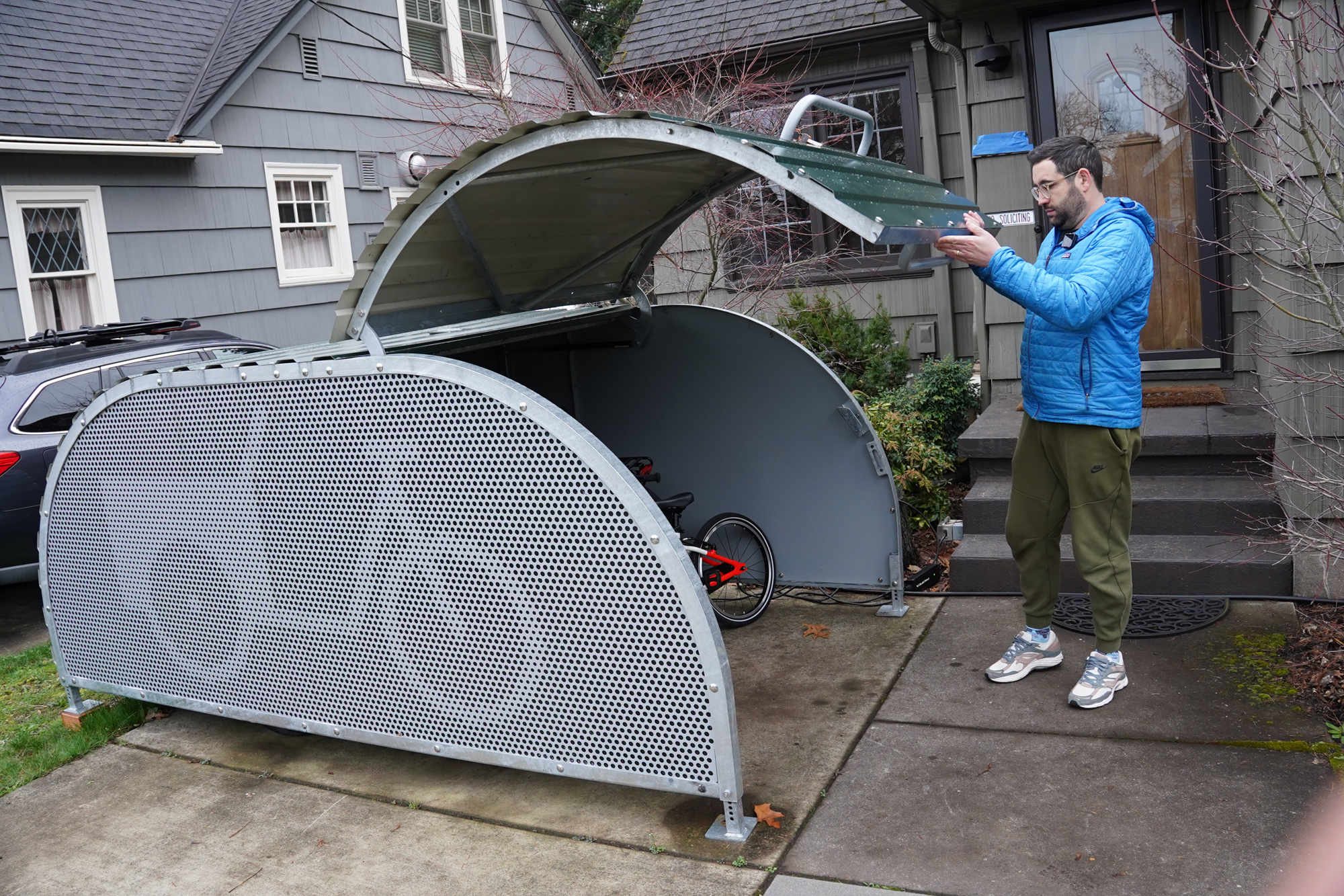 Is this 'Bikehangar' a residential parking solution for Portland?