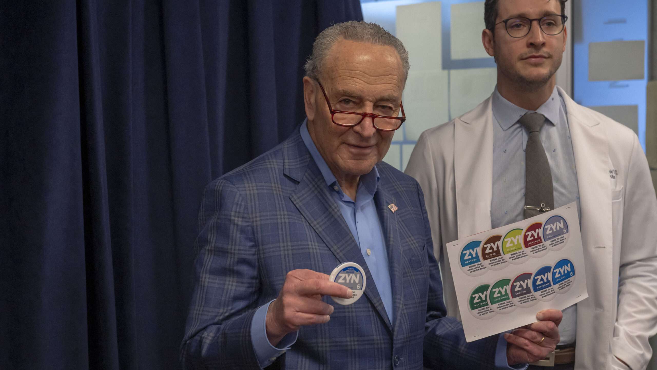 Chuck Schumer attacks lifesaving zyn nicotine pouches