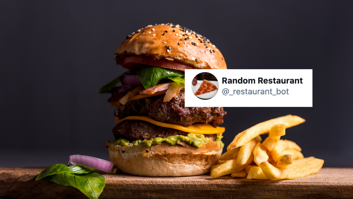 This random restaurant bot account is the best thing on Twitter