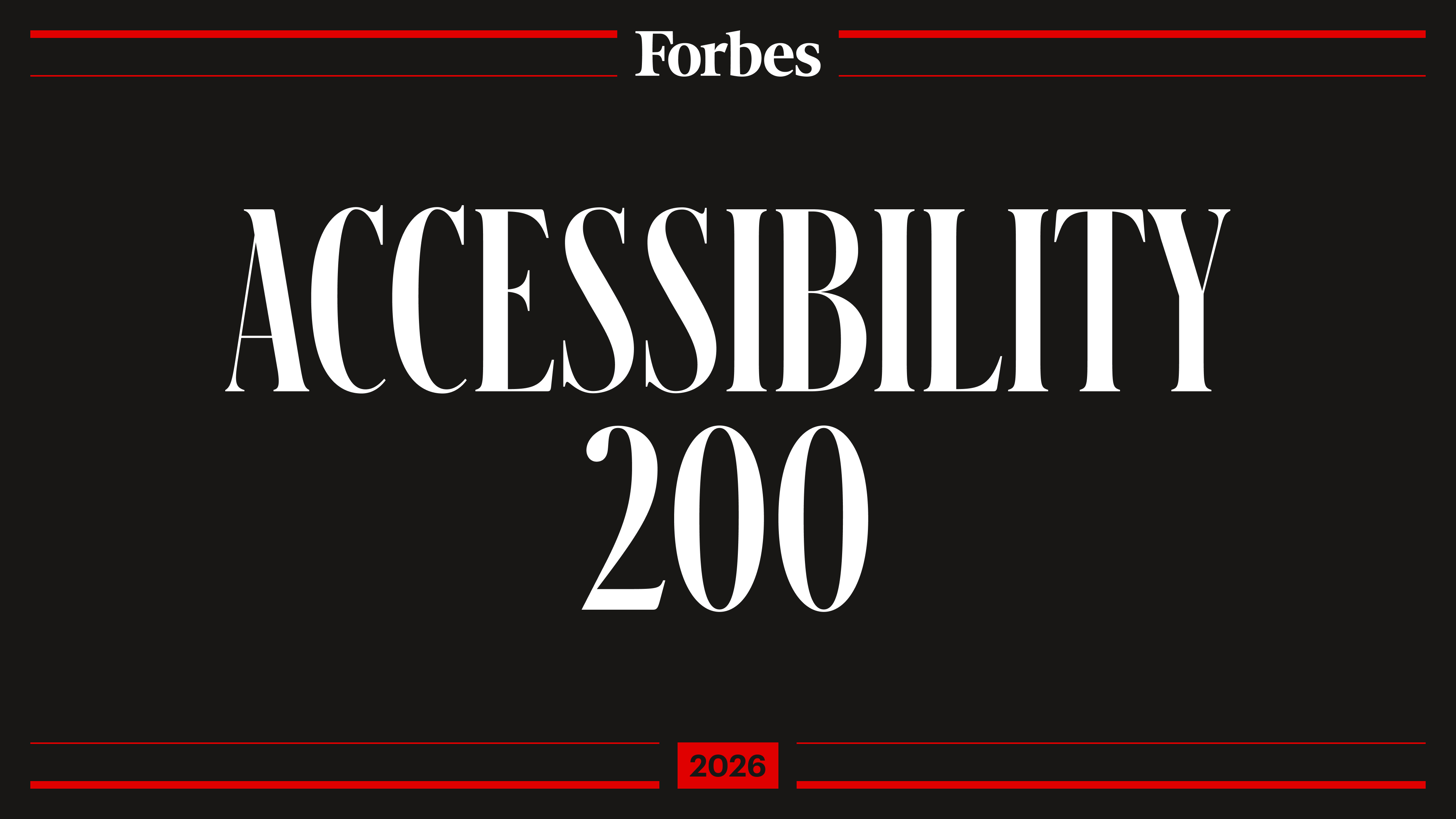 Forbes' Accessibility List 2026: Innovation in Accessibility