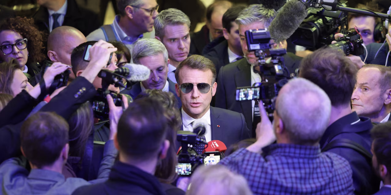 Forget Greenland. Macron’s Sunglasses Take Over Davos.