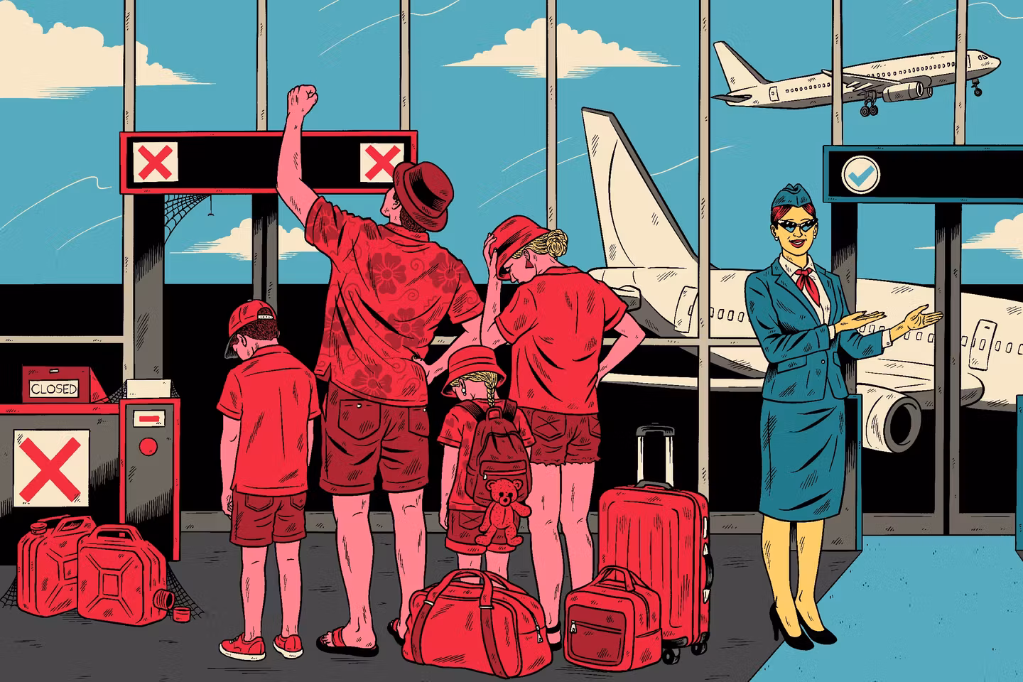 Hundreds of flight cancellations leave passengers frustrated and stranded