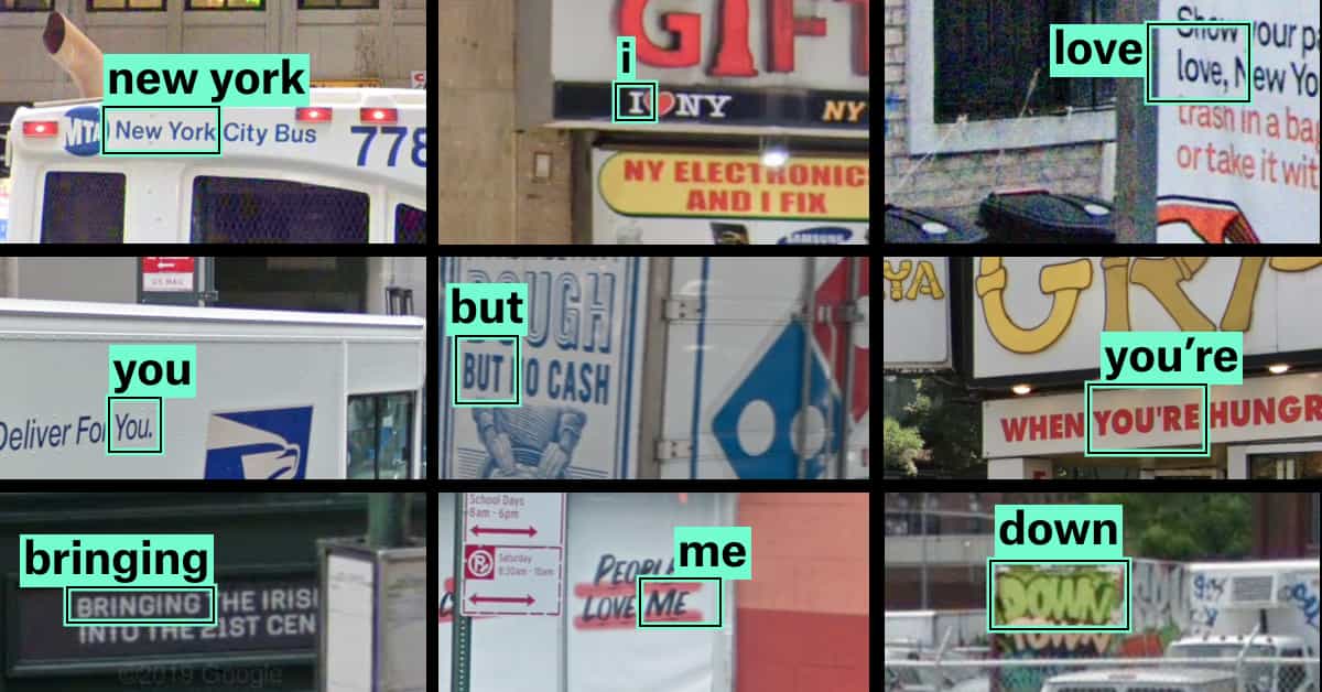 NYC’s Urban Textscape