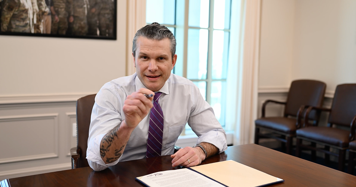 Pete Hegseth Is Playing Secretary