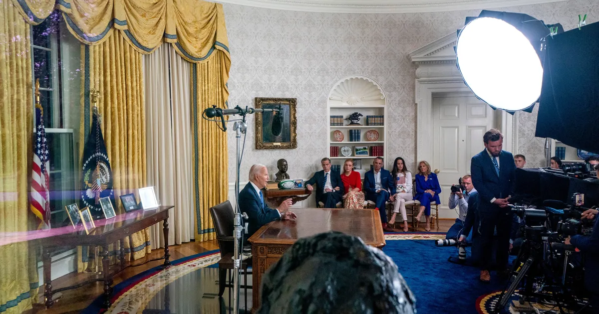 Watching Joe Biden Say Goodbye