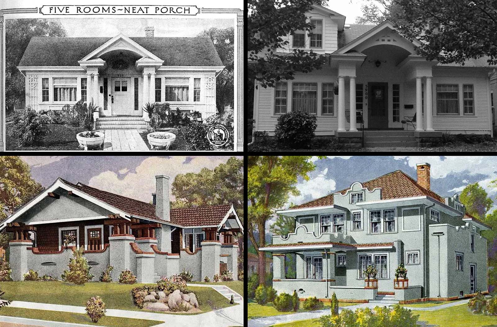 Vintage Mail Order Houses That Came from Sears Catalogs, 1910s-1940s - Rare Historical Photos