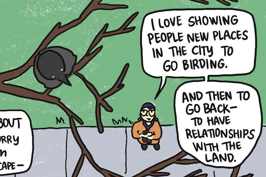 An Illustrated Ode to Birdhers, a Portland Bird-Watching Group
