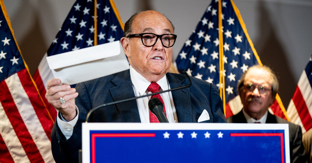 From ‘America’s Mayor’ to Criminal Defendant: Giuliani’s Long Tumble