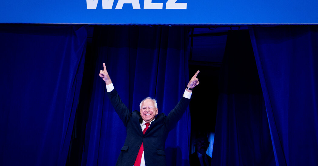 Election Live Updates: Tim Walz and JD Vance Agree to Debate on Oct. 1