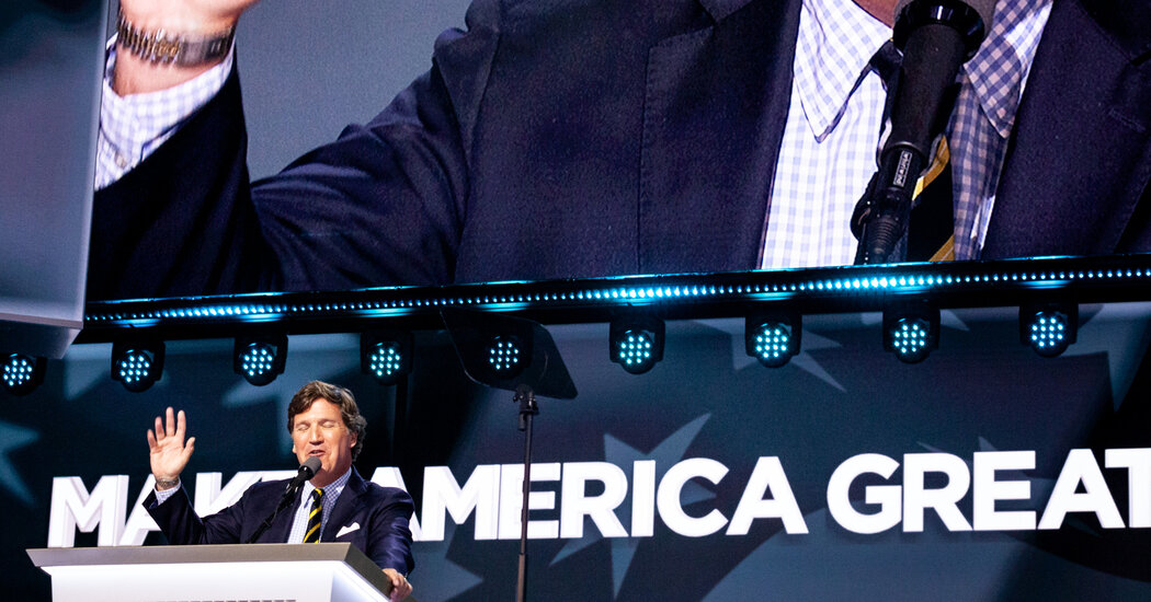 Opinion | Tucker Carlson Welcomes a Hitler Apologist to His Show