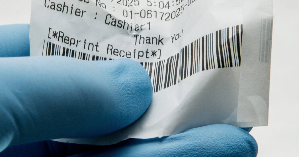 I’ve Heard Receipts Are Toxic. Is It Safe to Touch Them?