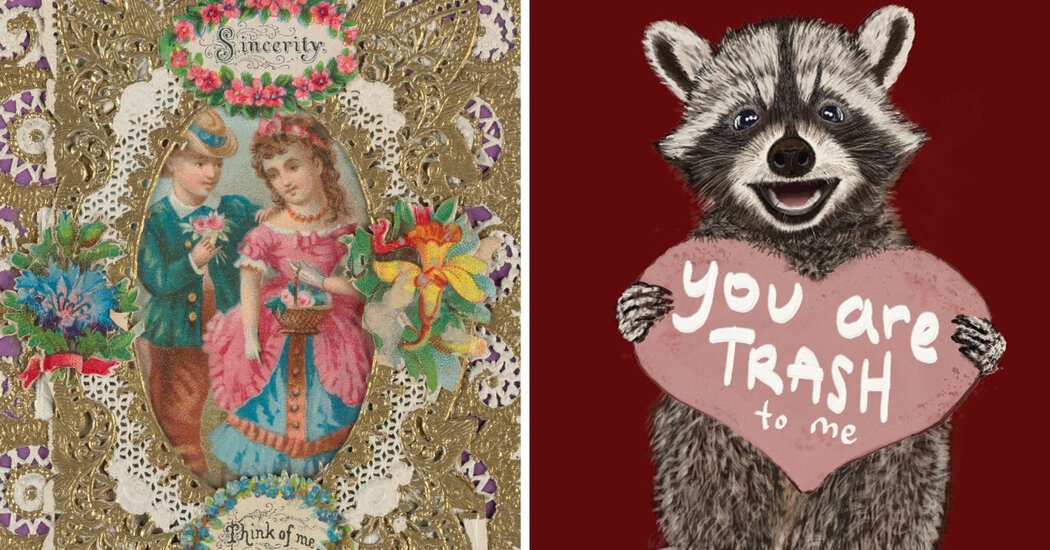 What Did Valentines Day Cards Look Like 200 Years Ago?
