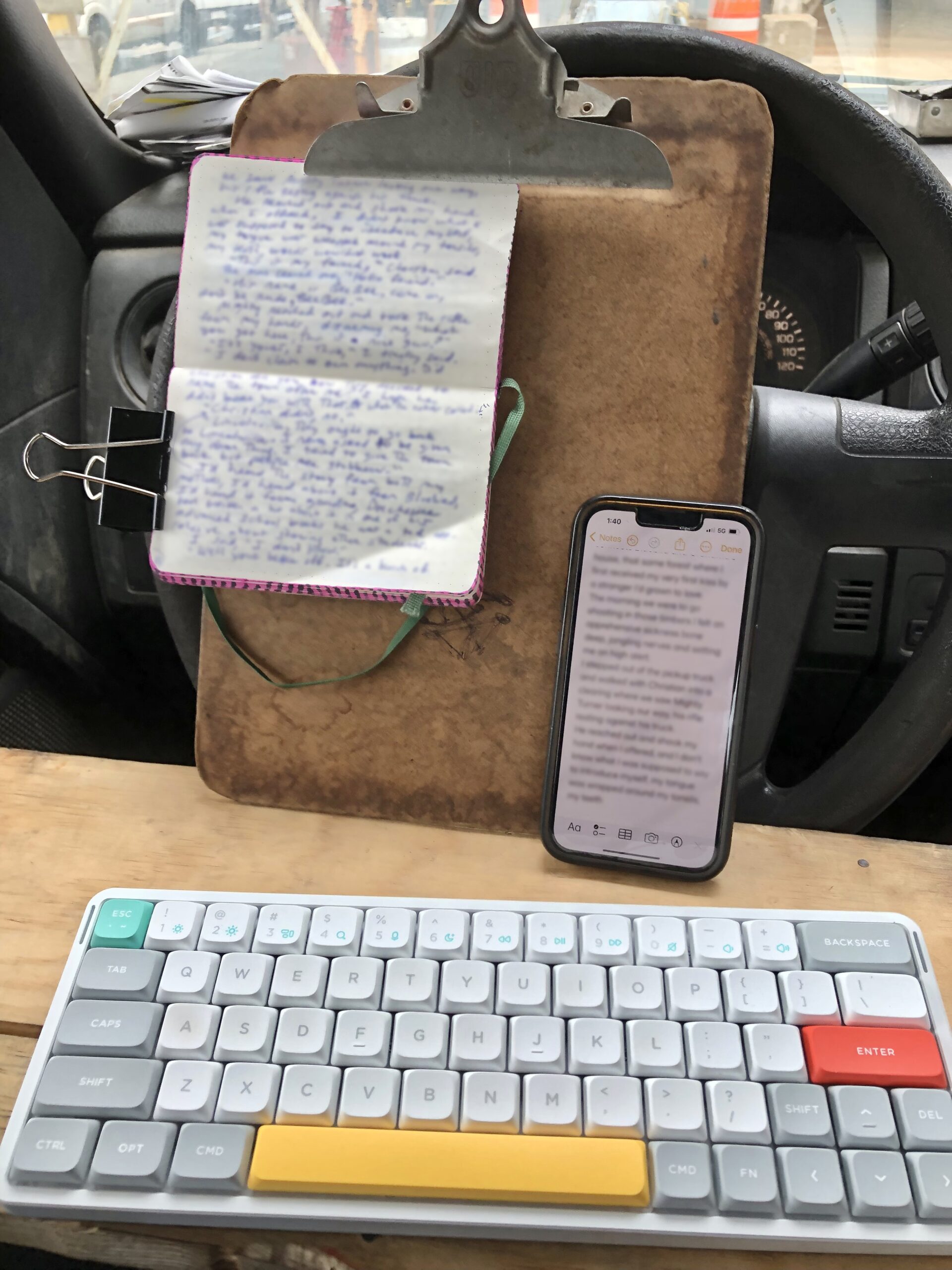 My Truck Desk by Bud Smith